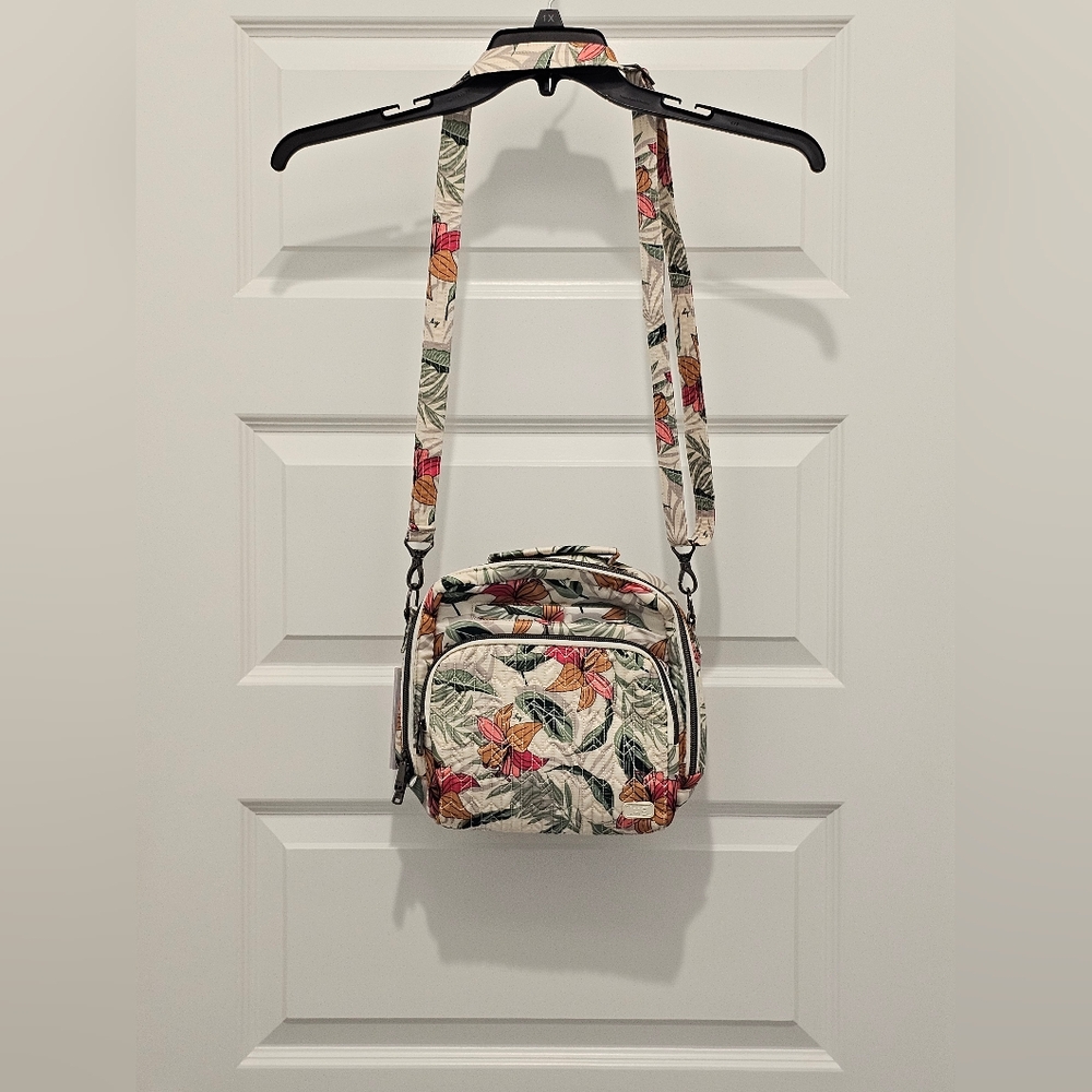 Lug Ranger Lily Sand Floral Quilted Crossbody, NWT